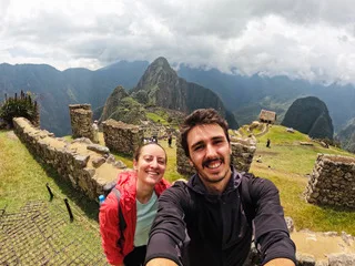 Oriane et Benoit au Machu Picchu